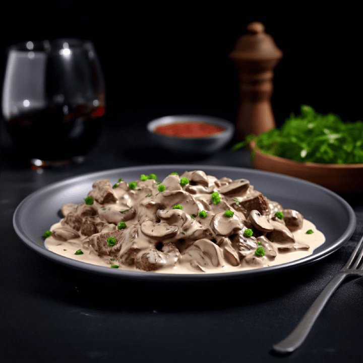Wild Mushroom Stroganoff with Goldswarm Honey