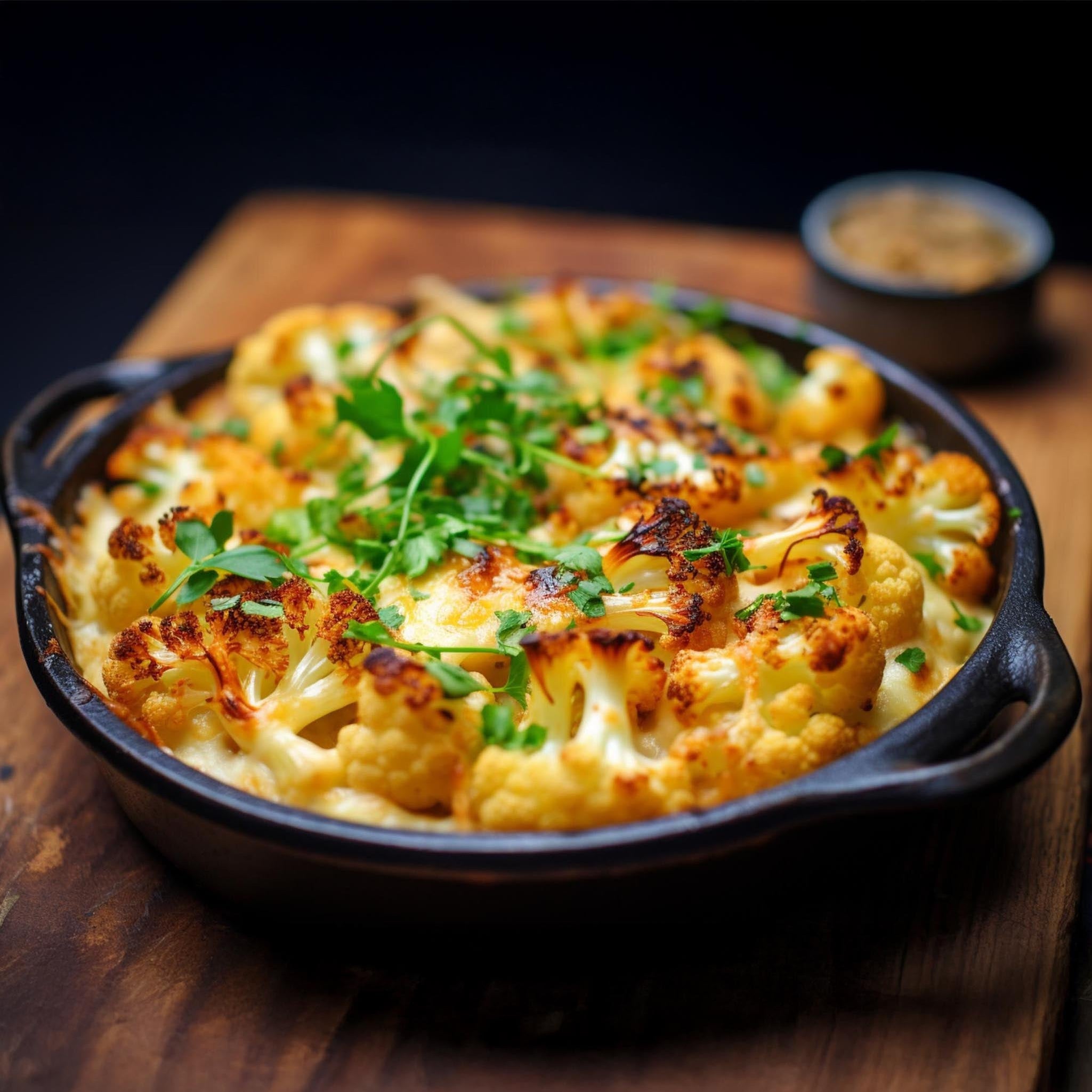 Gruyère e Pepe Cauliflower Gratinée