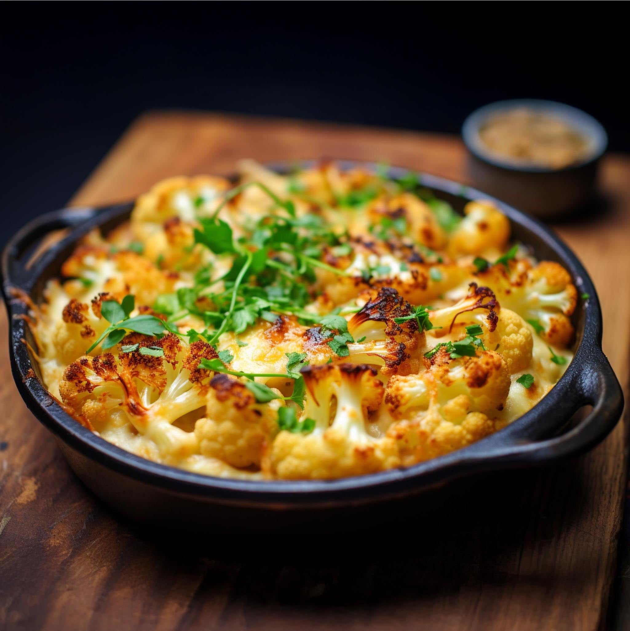 Gruyère e Pepe Cauliflower Gratinée