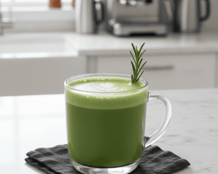 honey matcha latte