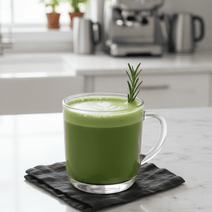 honey matcha latte
