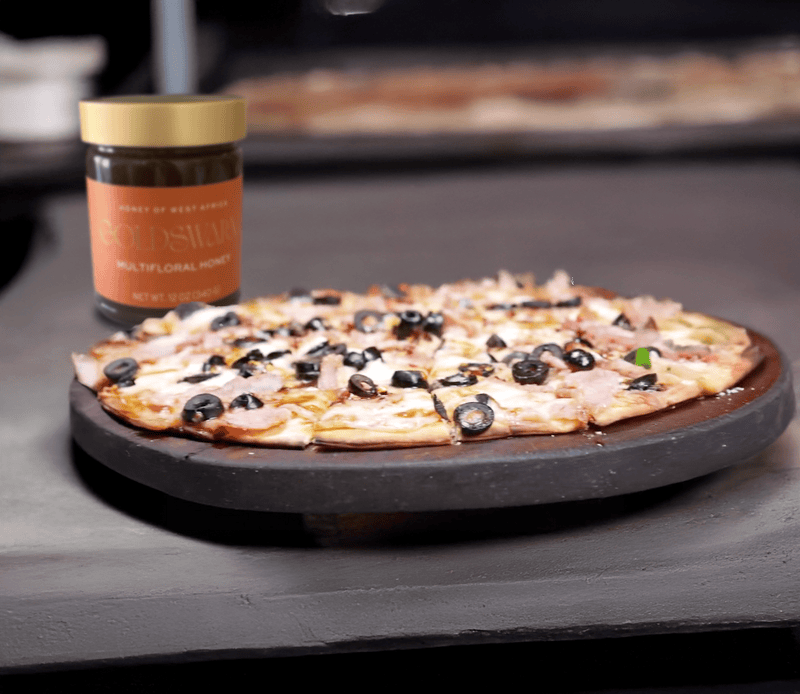 Hot Honey Pizza with Goldswarm