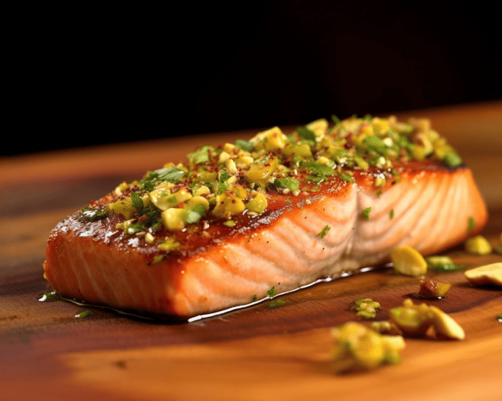 Goldswarm Honey Salmon Dijonnaise – Plain or with Pistachio Crust